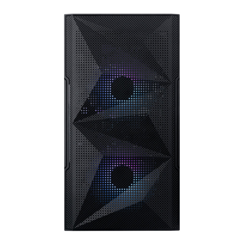 Корпус Prologix E113 Tempered Glass&Mesh Black