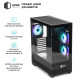Корпус QUBE FORT ARGB Black (FORT_GBNU3)