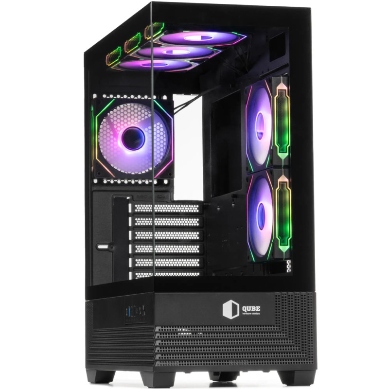 Корпус QUBE FORT ARGB Black (FORT_GBNU3)