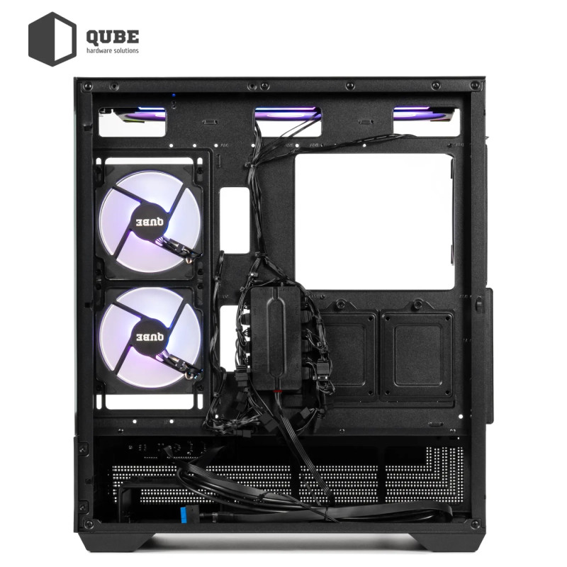 Корпус QUBE FORT ARGB Black (FORT_GBNU3)