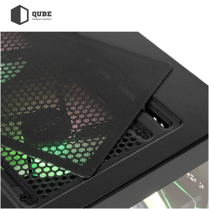 Корпус QUBE FORT ARGB Black (FORT_GBNU3)