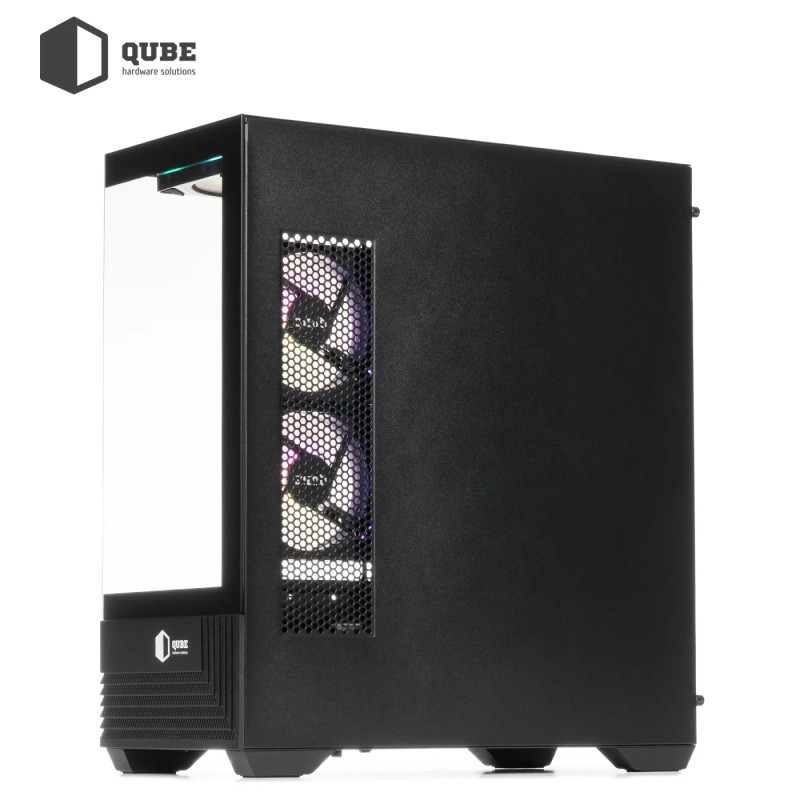 Корпус QUBE FORT ARGB Black (FORT_GBNU3)