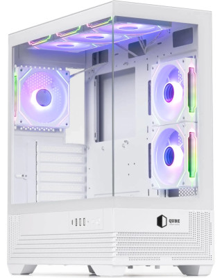 Корпус QUBE FORT ARGB White (FORT_GWNU3)