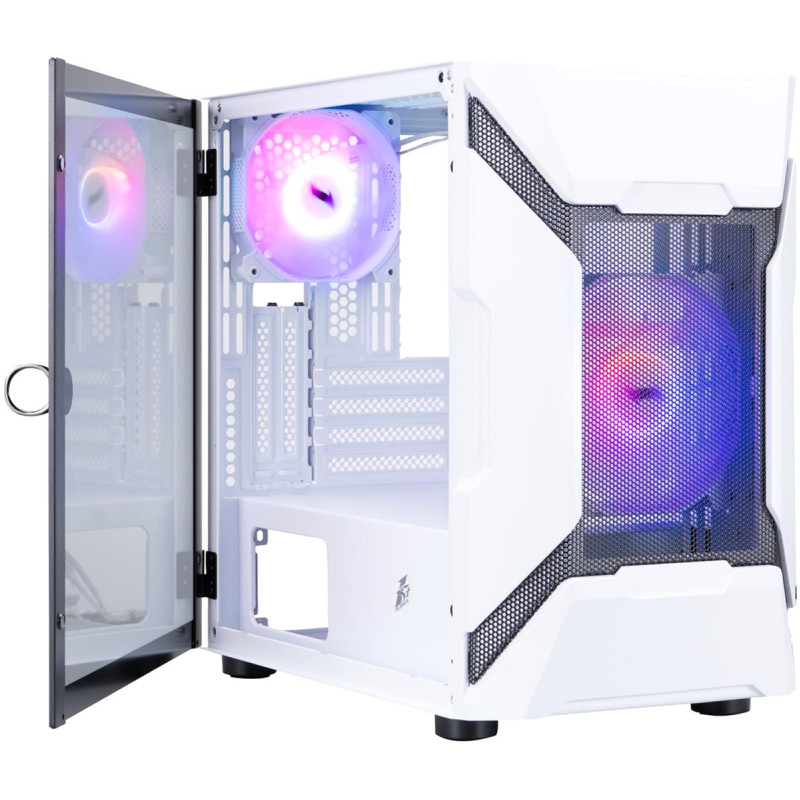 Корпус 1stPlayer D3-A-WH-1F7-14-W-1F7-W White