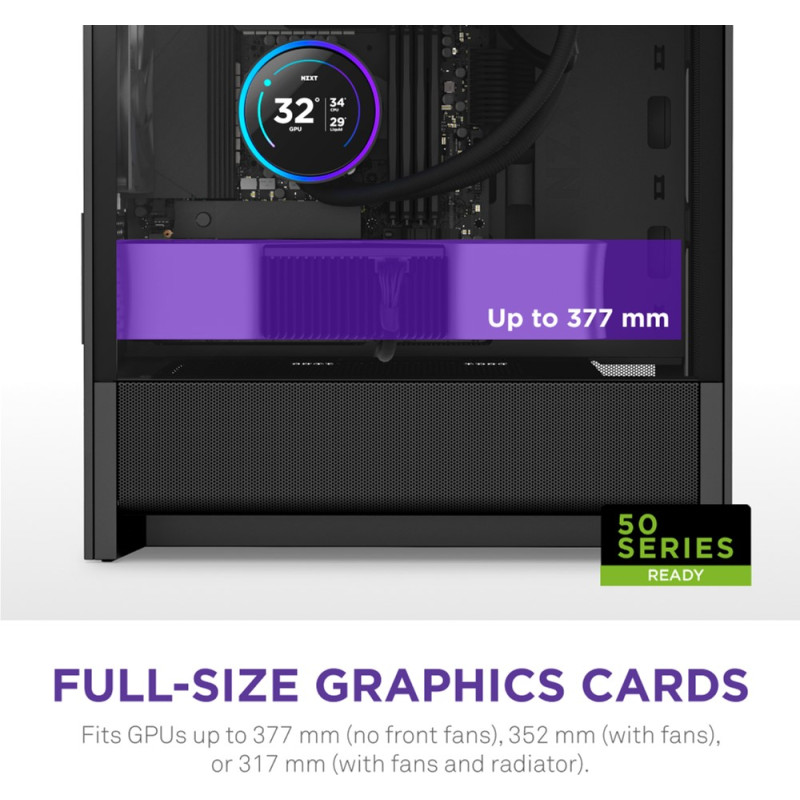 Корпус NZXT H3 Flow All Black (CC-H31FB-01)