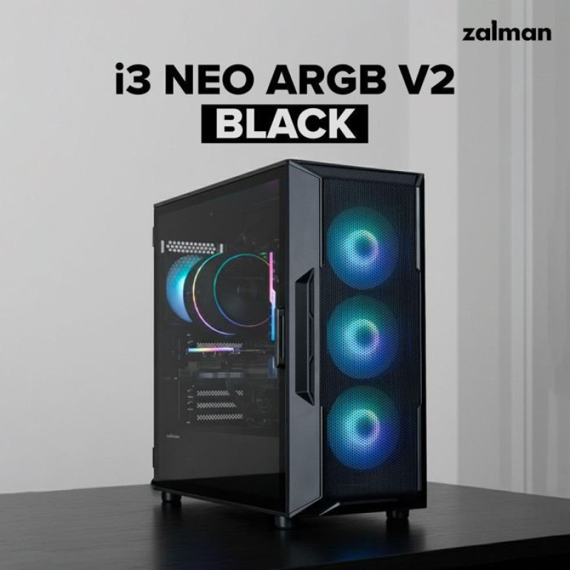 Корпус Zalman I3 Neo ARGB V2 BLACK