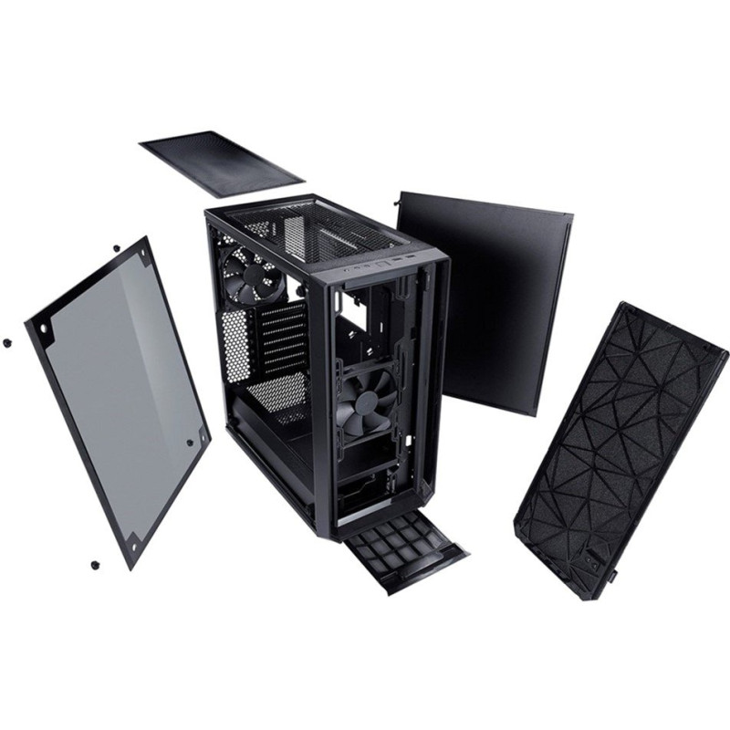 Корпус Fractal Design Meshify C Solid Side (FD-CA-MESH-C-BKO)