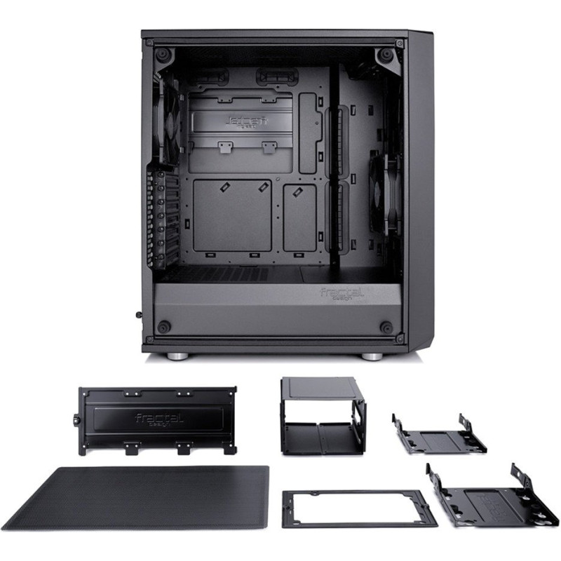 Корпус Fractal Design Meshify C Solid Side (FD-CA-MESH-C-BKO)