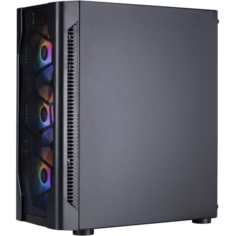 Корпус 1stPlayer D4-BK-4F1 Black