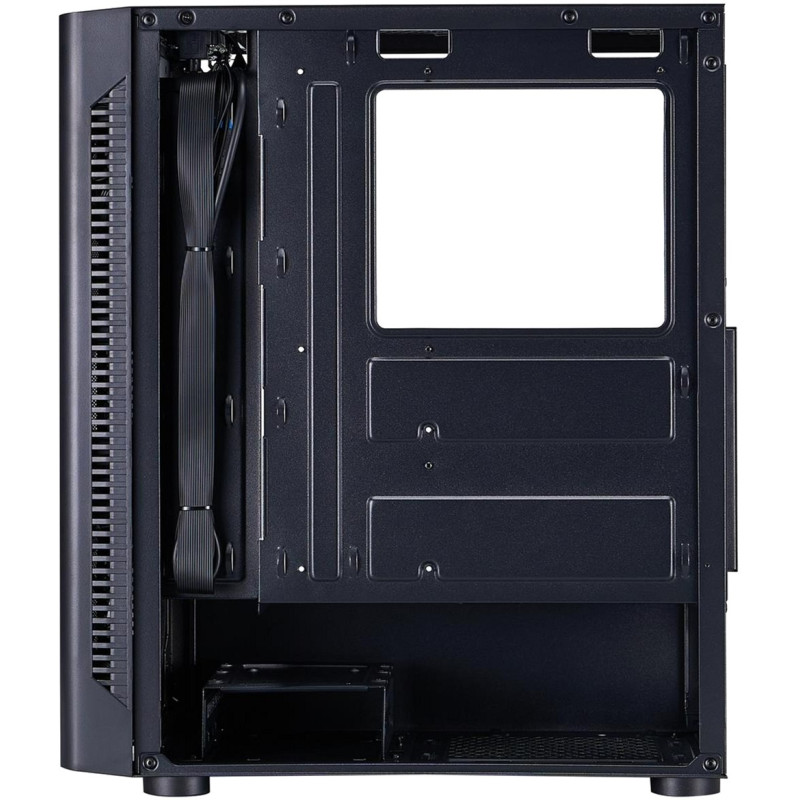 Корпус 1stPlayer D4-BK-4F1 Black