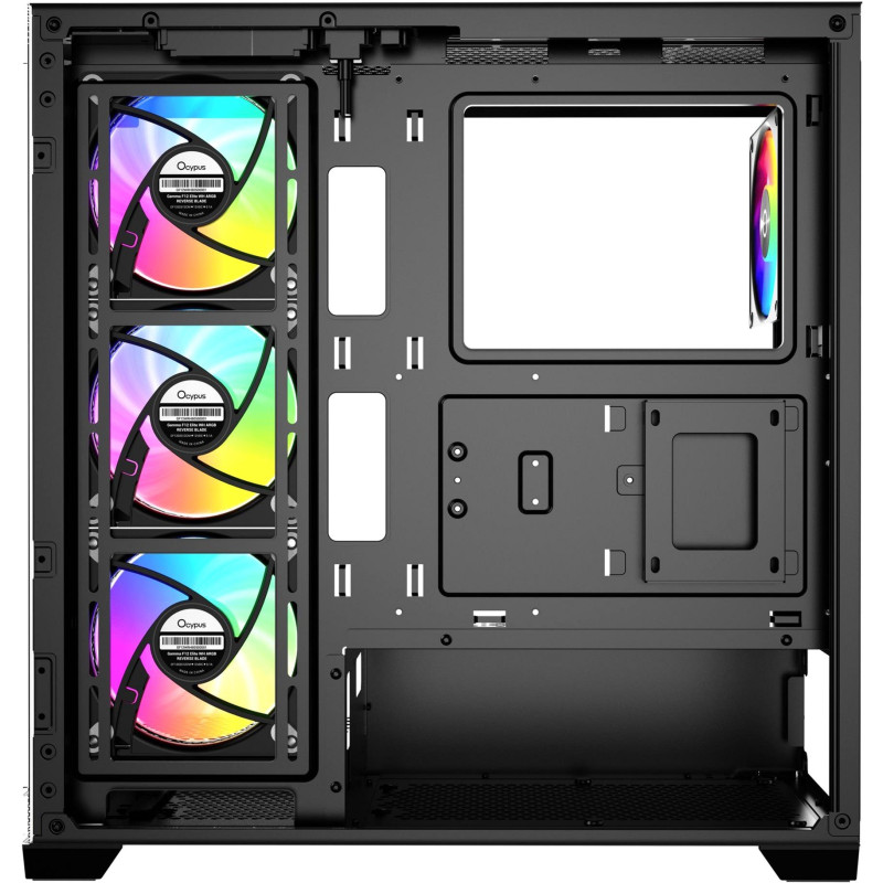 Корпус OCYPUS GAMMA C72 BK ARGB (GAMMA-C72-BKD400XX-GL)