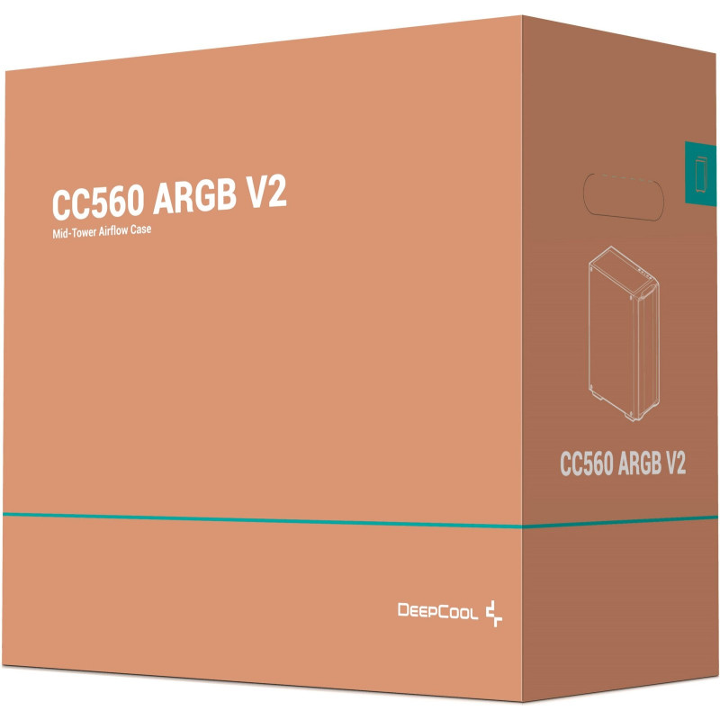 Корпус DeepCool CC560 ARGB V2 (R-CC560-BKTAA4-G-2) без БП