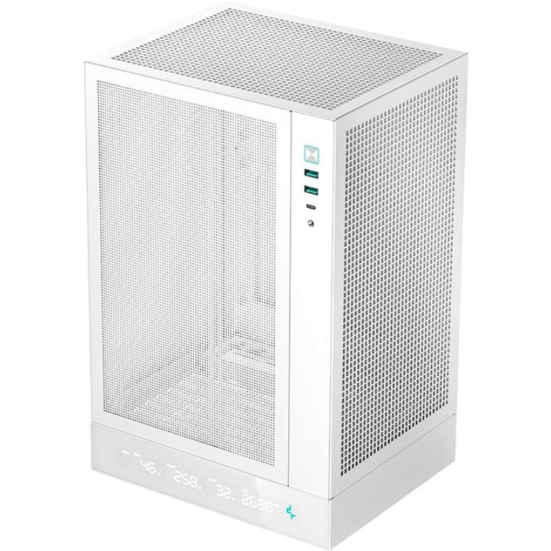 Корпус DeepCool CH170 Digital White (R-CH170-WHNPI0D-G-1)