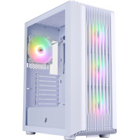 Корпус 1stPlayer H6-WH-4F7-W White