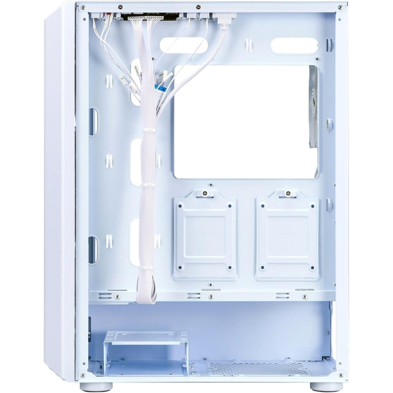 Корпус 1stPlayer H6-WH-4F7-W White