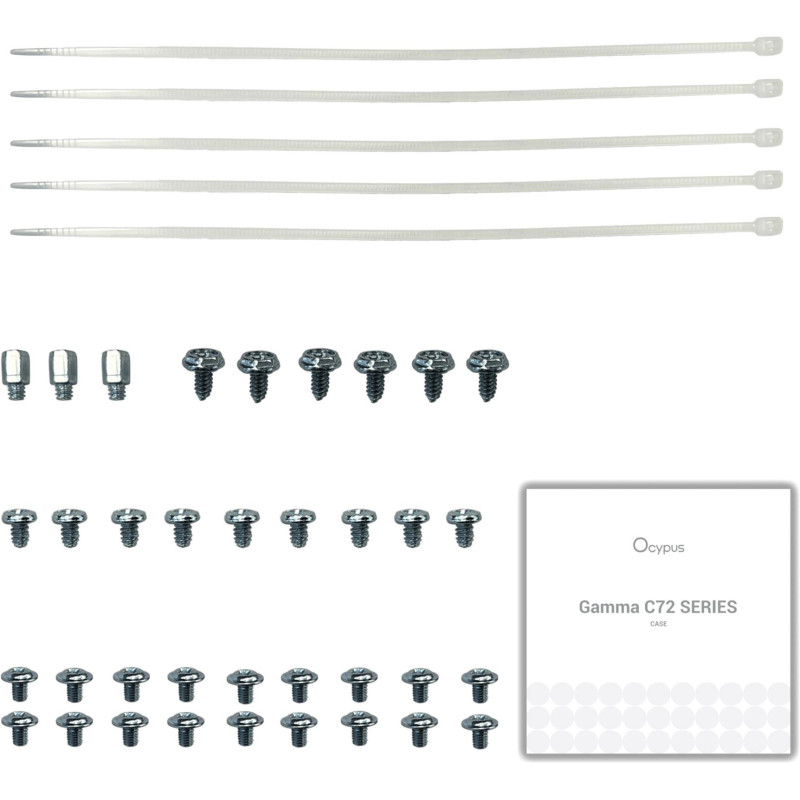 Корпус OCYPUS GAMMA C72 WH ARGB (GAMMA-C72-WHD400XX-GL)
