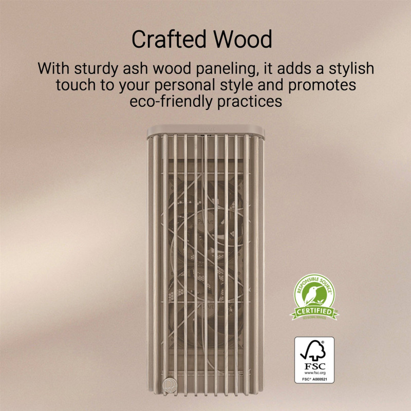 Корпус Asus ProArt PA401 Wood Edition - Mesh Beige (90DC00M7-B39000)