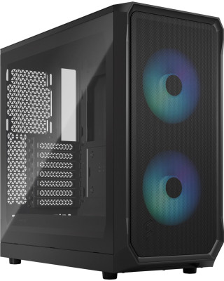 Корпус Fractal Design Focus 2 RGB Black TG Clear Tint (FD-C-FOC2A-03) 