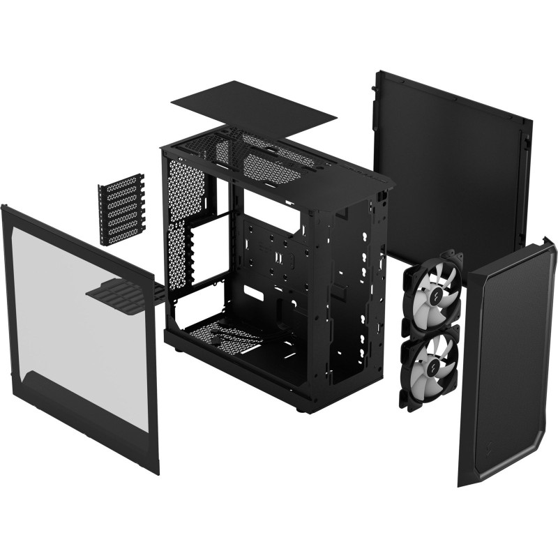 Корпус Fractal Design Focus 2 RGB Black TG Clear Tint (FD-C-FOC2A-03) 