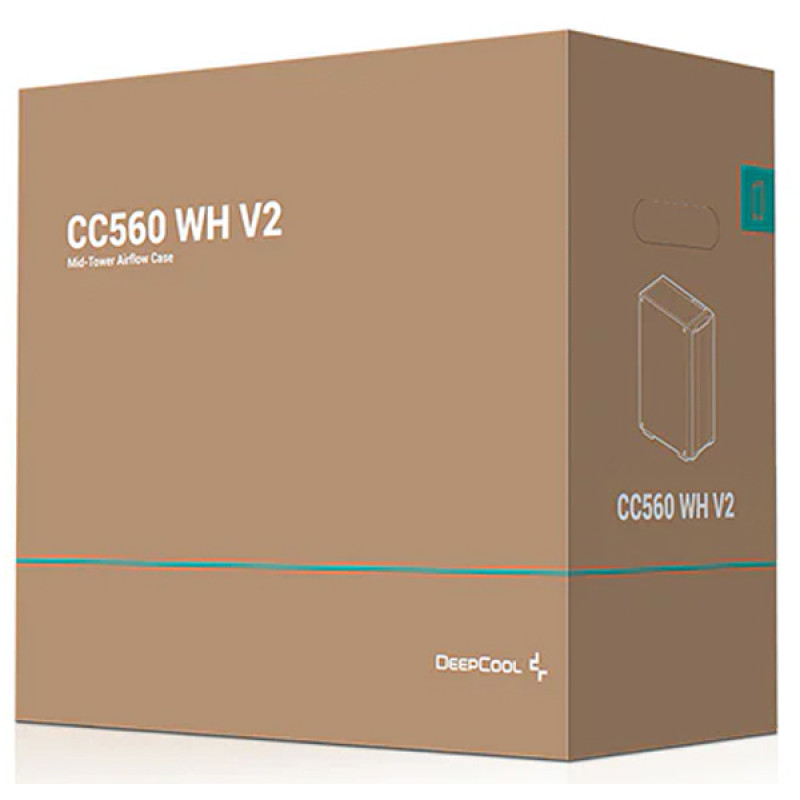 Корпус DeepCool CC560 V2 White (R-CC560-WHGAA4-G-2) без БП