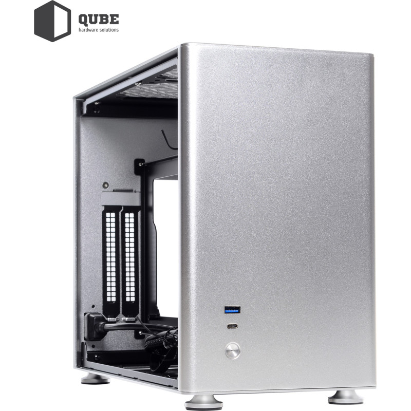 Корпус QUBE A4 Aluminum Silver (QBA4I_WSNU3)