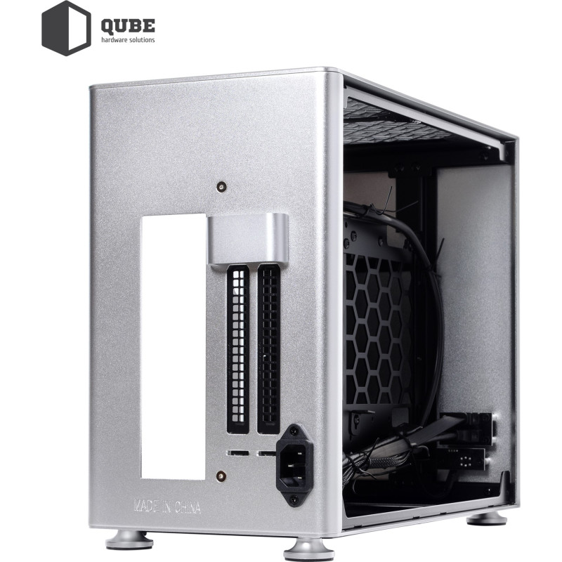 Корпус QUBE A4 Aluminum Silver (QBA4I_WSNU3)
