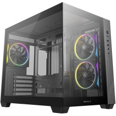 Корпус DeepCool CG330 3F Black (R-CG330-BKNGM3-G)