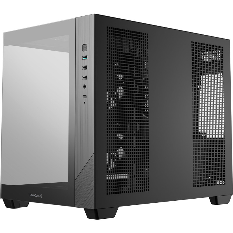 Корпус DeepCool CG330 3F Black (R-CG330-BKNGM3-G)