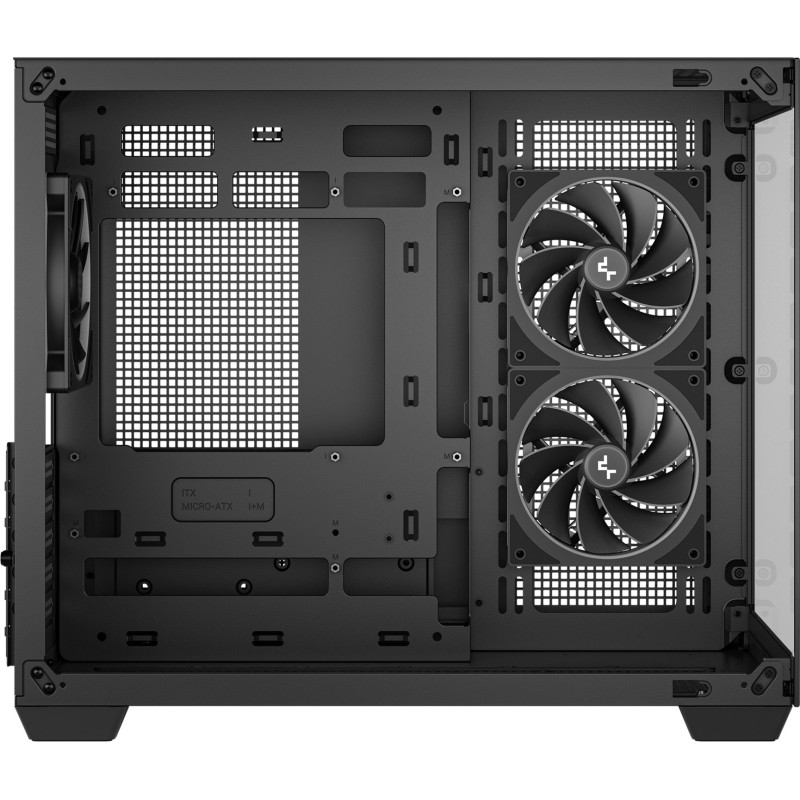 Корпус DeepCool CG330 3F Black (R-CG330-BKNGM3-G)