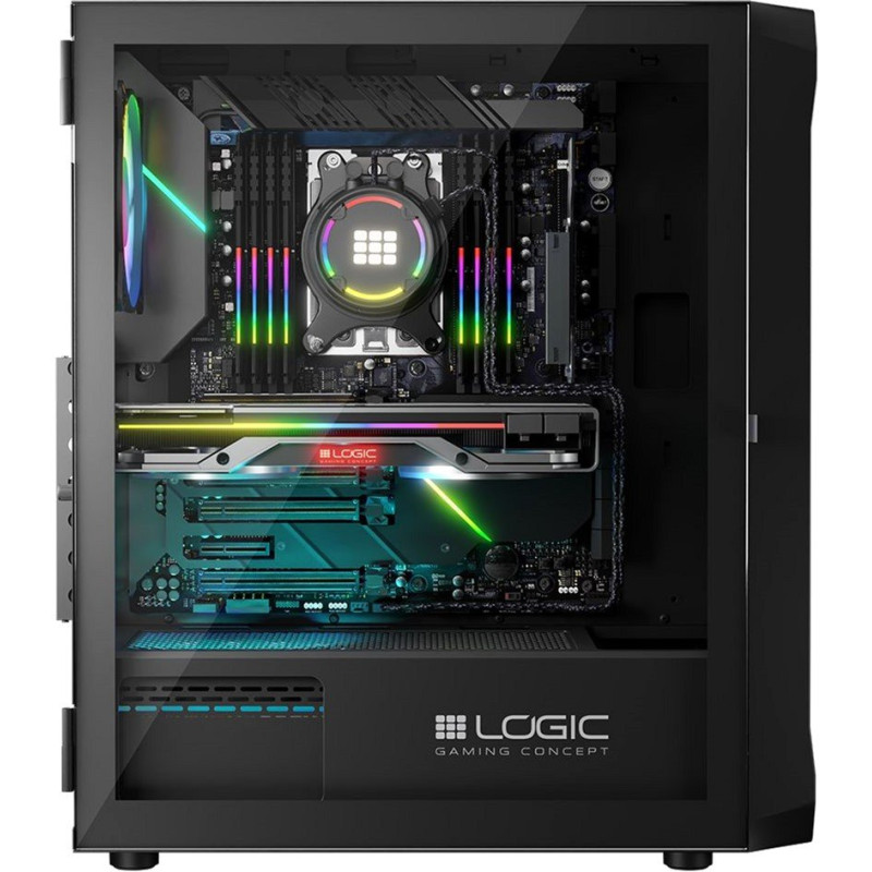 Корпус LogicConcept PORTOS MESH+GLASS ARGB (AT-PORTOS-10-0000000-0002)