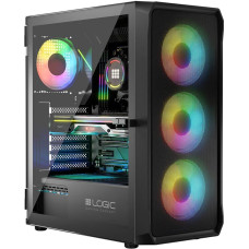 Корпус LogicConcept PORTOS MESH+GLASS ARGB (AT-PORTOS-10-0000000-0002)