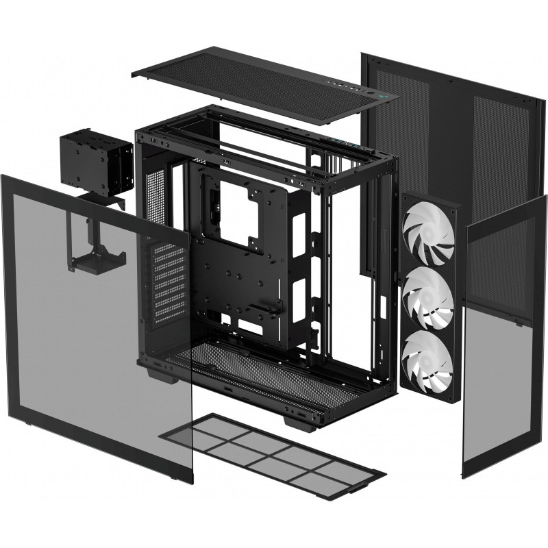 Корпус DeepCool CH780 Black (R-CH780-BKADE41-G-1) без BP