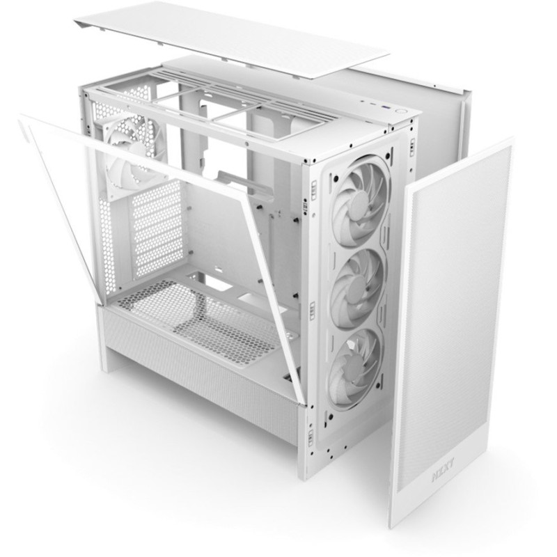 Корпус NZXT H5 Flow RGB White (CC-H52FW-R1)