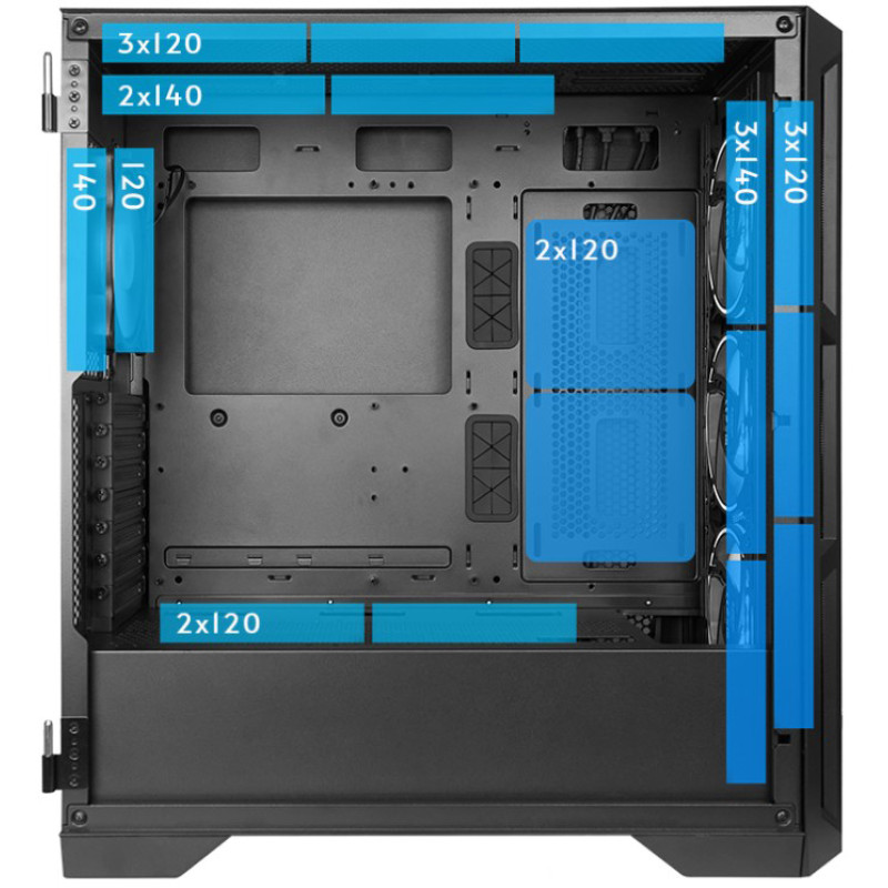 Корпус Chieftec APEX GA-01B-TG-OP