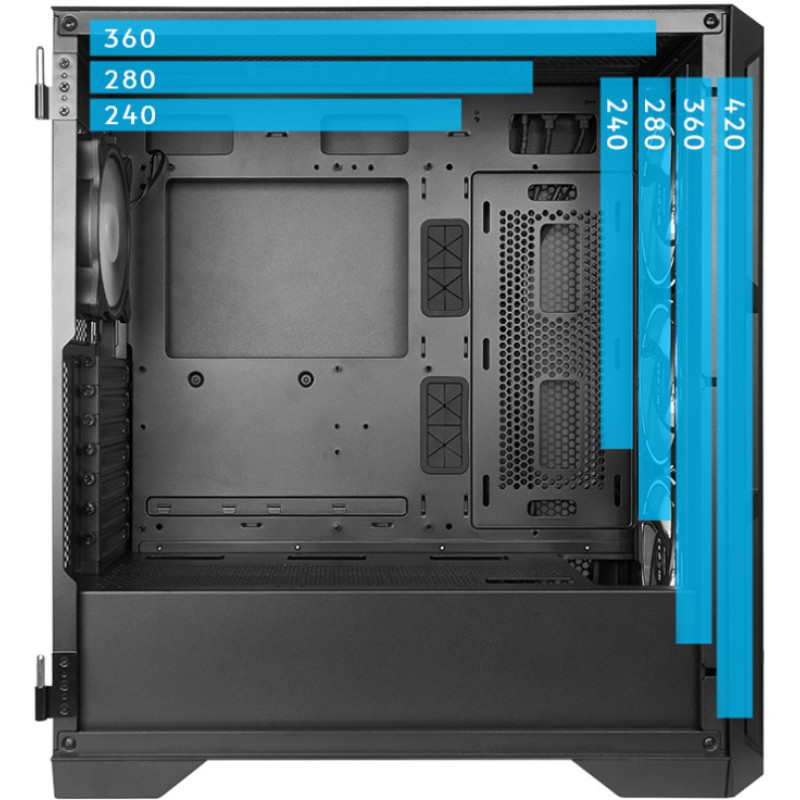 Корпус Chieftec APEX GA-01B-TG-OP