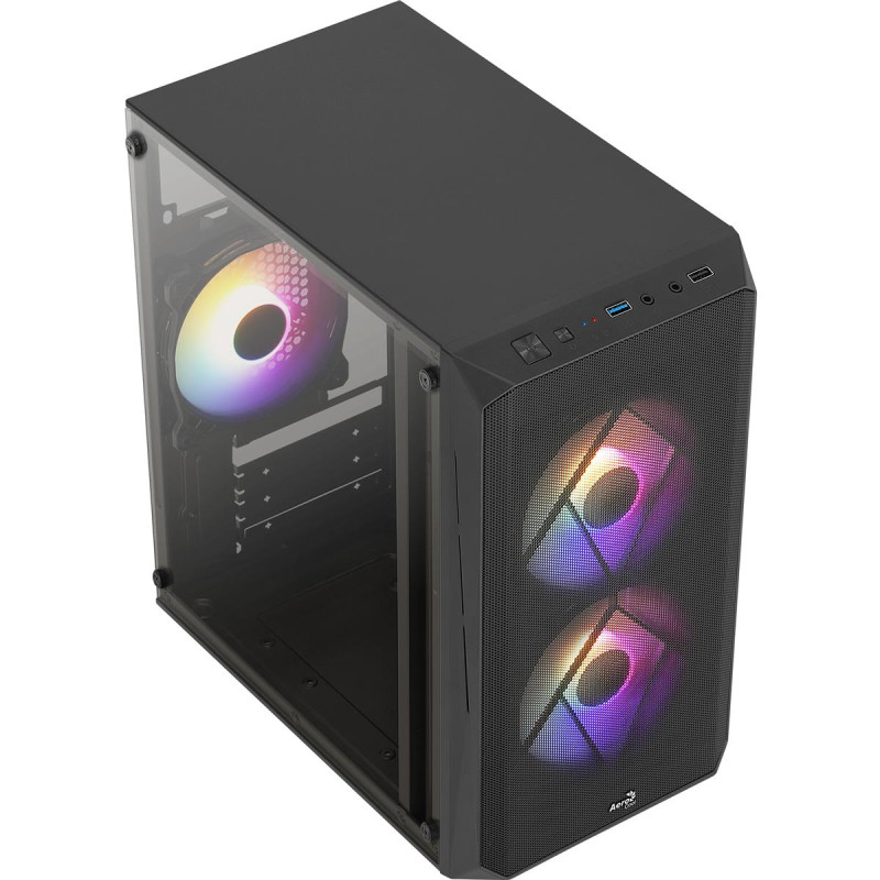 Корпус AeroCool CS-107-A-BK-v2 (ACCX-PC14002.11) Black