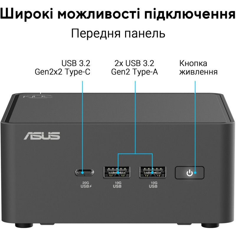 Неттоп ASUS NUC 15 Pro RNUC15CRKI300002 (90AR00R2-M00050)