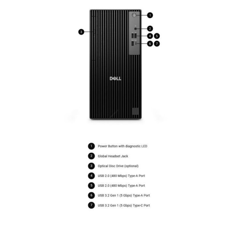 Десктоп Dell Pro Tower (BTO010_QCT1250)