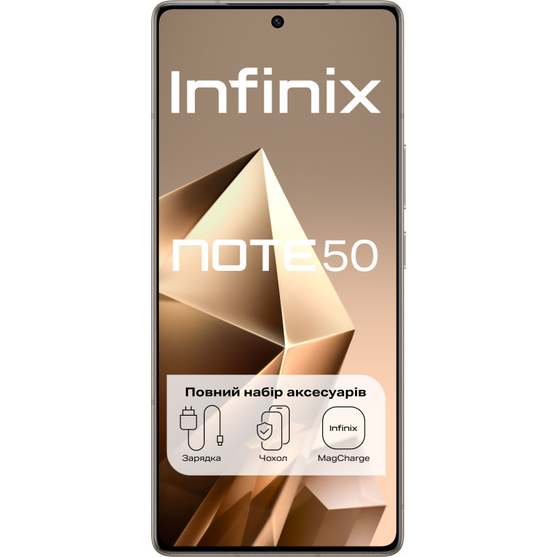 Мобільний телефон Infinix Note 50 8/256Gb Titanium Grey (4894947066382)