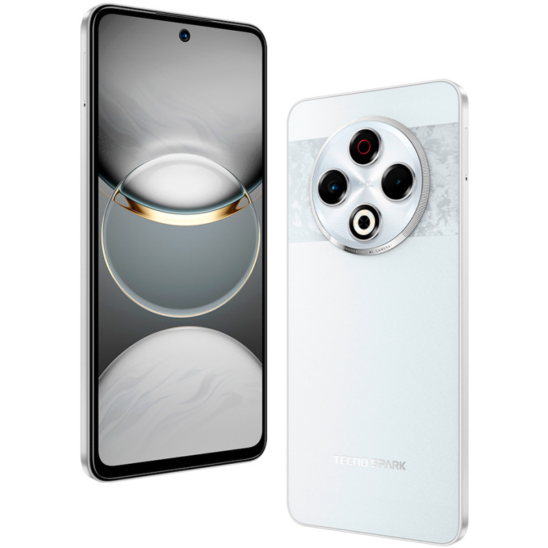 Мобільний телефон Tecno Spark 30 8/128Gb Astral Ice (4894947047909)
