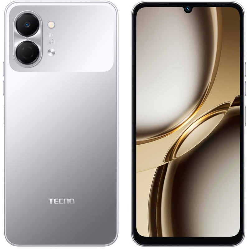 Мобільний телефон Tecno Spark Go 3 (KN3) 4/64GB Titanium Grey (4894947105289)