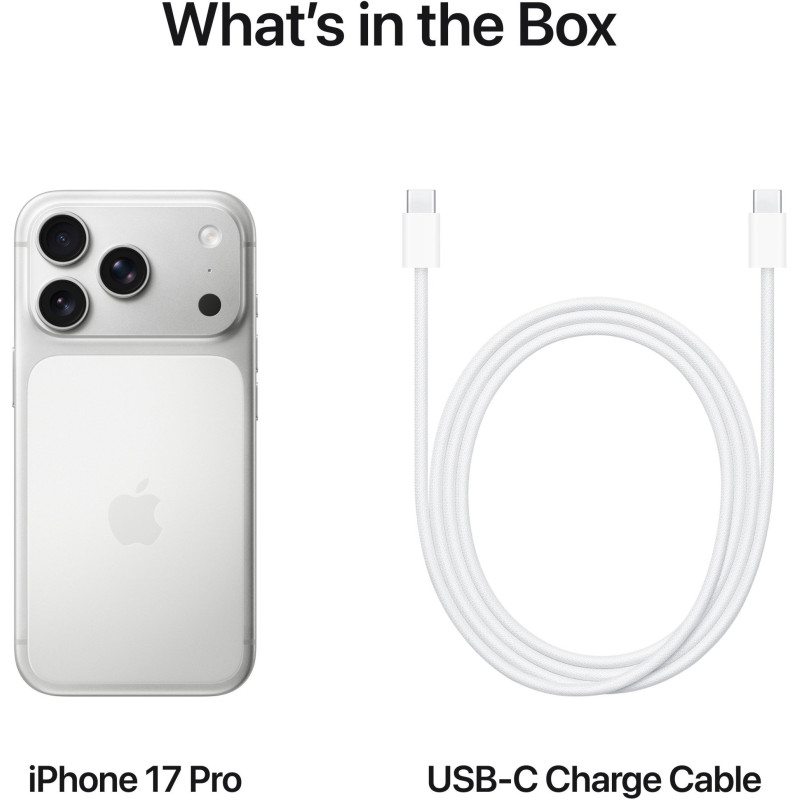 Мобільний телефон Apple iPhone 17 Pro 512GB Silver (MG8K4)