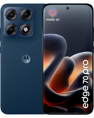 Мобільний телефон Motorola Edge 70 Pro 8/256GB Titan (Dark Blue) (PBC20087RS)
