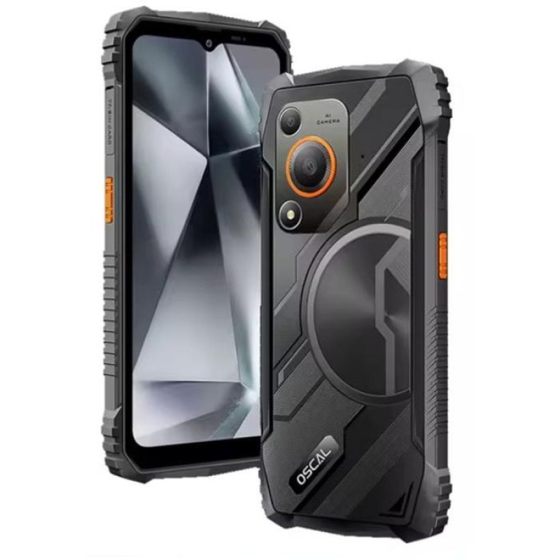Мобільний телефон Oscal Marine 1 4/128GB Black