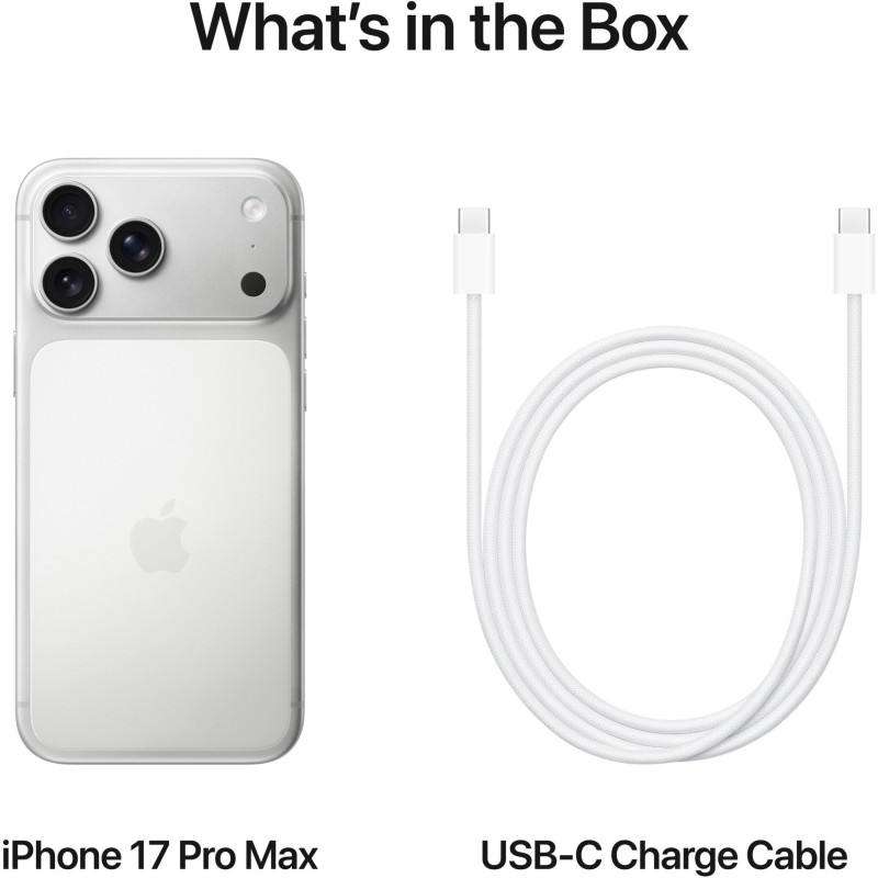 Мобільний телефон Apple iPhone 17 Pro Max 512GB Silver (MFYQ4)
