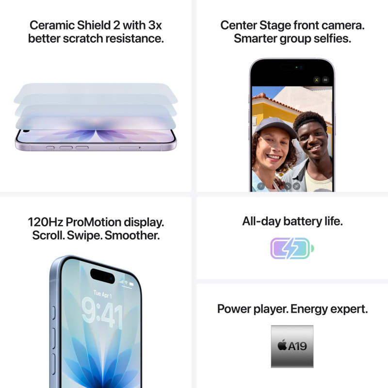 Мобільний телефон Apple iPhone 17 256GB White (MG6K4)