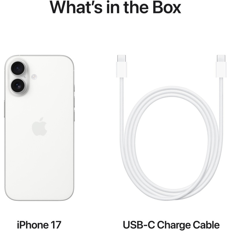 Мобільний телефон Apple iPhone 17 256GB White (MG6K4)