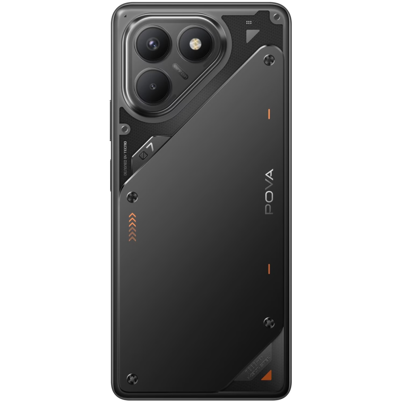 Мобільний телефон Tecno POVA 7 Neo 8/128Gb Geek Black (4894947086786)