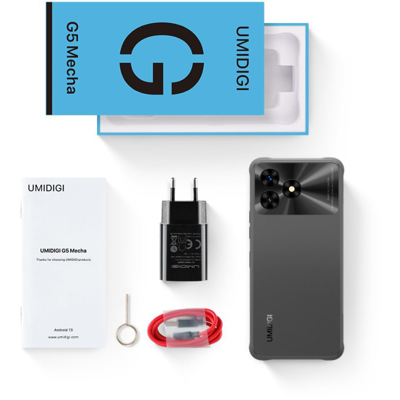 Смартфон UMIDIGI G5 Mecha RP08 8/128GB Dual Sim Space Gray (6973553523019)