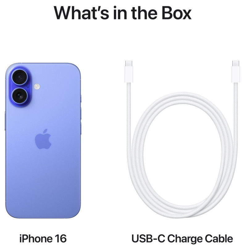 Мобільний телефон Apple iPhone 16 128GB Ultramarine (MYEC3)